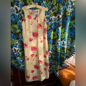 Vintage Cottagecore reversible floral dress size 10